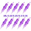 10 шт. (10 шт) Картриджи для тату-машинок - Одиночный/Тройной стержень 0,18/0,25/0,30/0,35 мм для ПМУ, Микроблейдинга, СМП, Машинки для татуажа бровей и губ