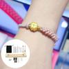 Paracord Jig DIY Wood Bracelet Maker Wristband Knitting Tool Sets Adjustable Length Wooden Parachute Cord Braiding Making Tools