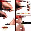 Bimoo Fast Fly Fishing Nail Knot Tyer Рыболовный крючок с экстрактором Zinger Рыболовные снасти Аксессуары Инструменты