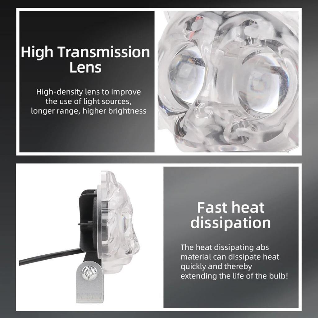 1 шт. мотоциклетные прожекторы светодиодные белые желтые вспышки красочные совы тигровые фары для мотоцикла противотуманные фары универсальные модифицированные фары