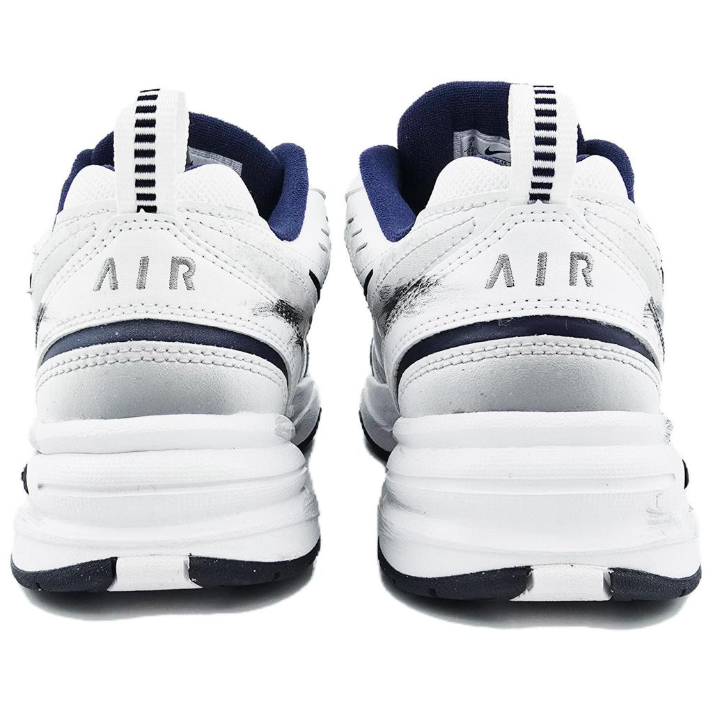 Nike Air Monarch 4 Нескользящие Износостойкие Низкие Массивные Кроссовки Унисекс Черно-Белые 415445-102(Команда145-)