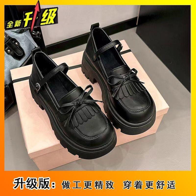 Милый бантик маленькие кожаные туфли женские универсальные ретро британский стиль удобные Мэри Джейн одинарные туфли весна и лето новые модели