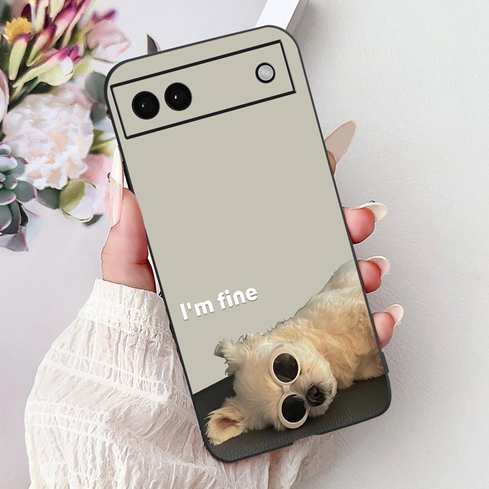 Luxury Painted Cover For Google Pixel 6A Case Soft Silicone Phone Case For Google Pixel 6A Google6A 2022 Back Cover 6.1"