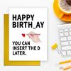 Funny Birthday Card, Sexy Birthday Card, Birthday Gift, Dirty Birthday Card, Rom