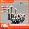 Болт с головкой-грибок из титанового сплава M6 x 5/8/10/12/15/20-45/50 для модификации велосипеда