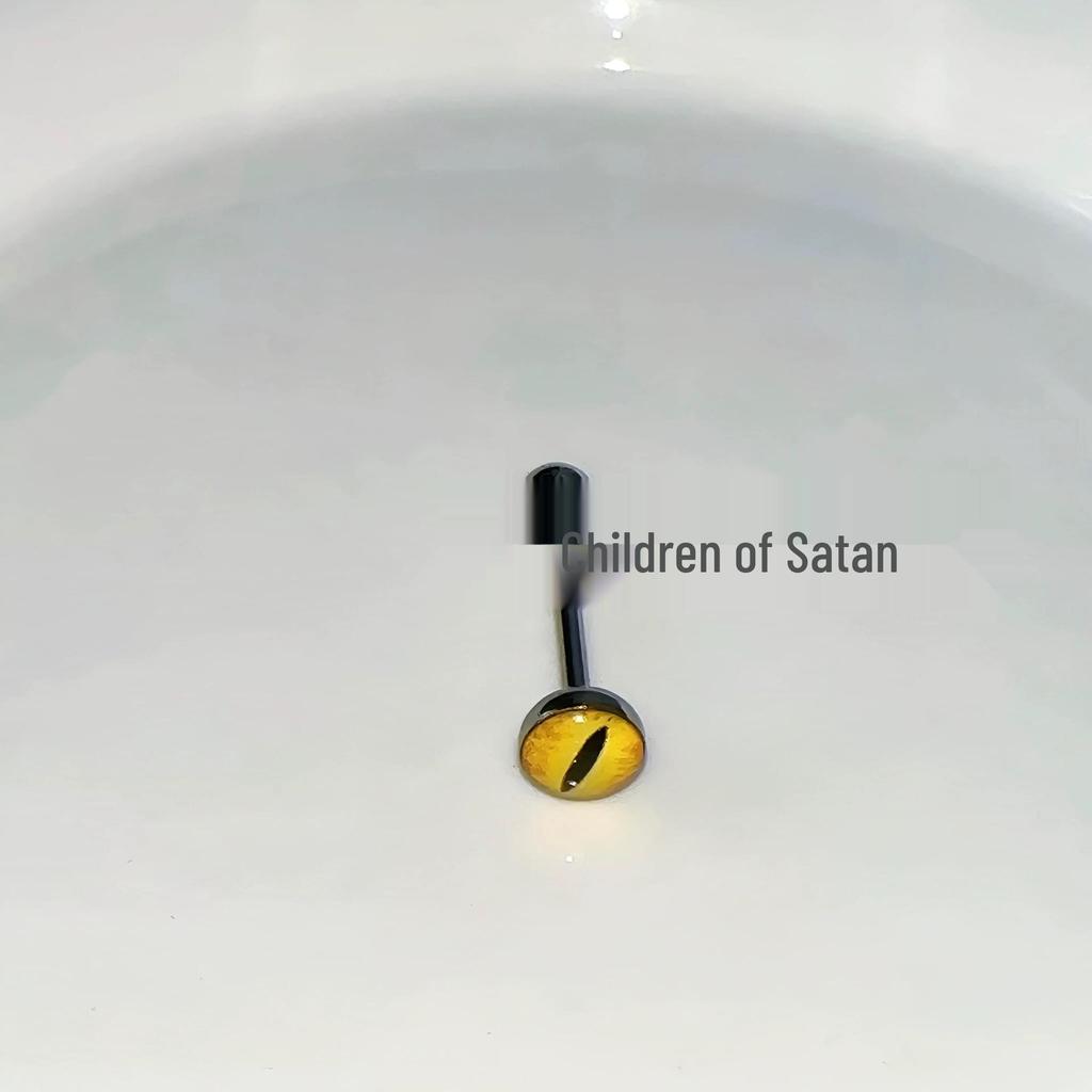 Дитя Сатаны Титановая сталь Феромоны Штанга для языка - Удобное кольцо для языка для пирсинга