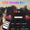 RGB Moslashuvchan LED Displey APP Masofadan Boshqariladigan Dasturlanadigan Yumshoq Belgilar Chiroqlari DIY Niqob Shlyapa Kiyim Sumka Poyabzal So'z Skroll Matritsa Ekran