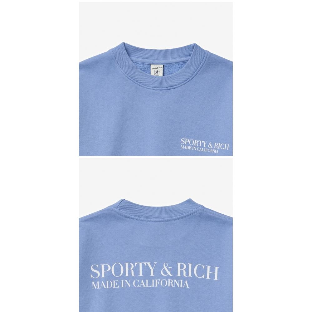 Sporty   Rich Cr661pe California  Made In California  Public Sweatshirt
