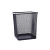 Iron Trash Garbage Can Rectangular Replacing Solid Color Household Bedroom Office Dormitory Apartment Dustbin Bucket