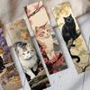 30 шт. Японский кот закладка Мультяшное милое животное украшение Закладка для чтения Держатель для страниц Студенческие принадлежности Открытка с сообщением