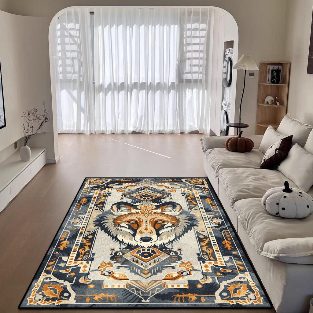 Декоративный ковер в богемном стиле для гостиной, большого размера, противоскользящий, декор комнаты, ковер, мягкий, легко чистящийся, прикроватный коврик для спальни, фланель