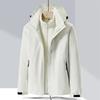 2026 Mens Womens 3-in-1 Detachable Hiking Jacket Outdoor Waterproof Windproof Winter Coat