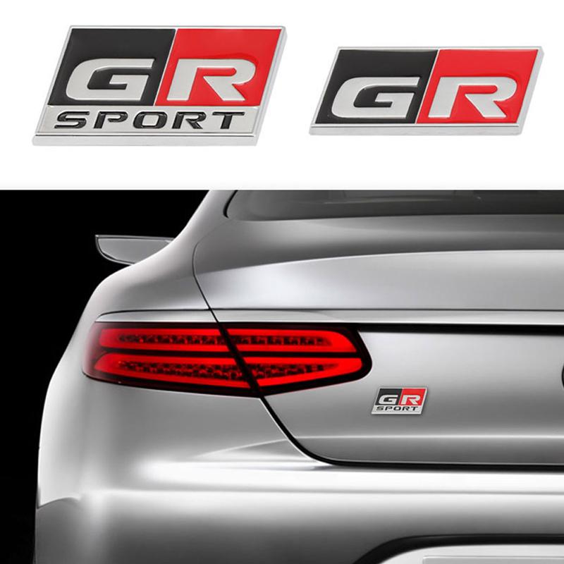 Автомобильная наклейка с логотипом, 3D металлическая маркировка, эмблема, значок, наклейки для GR Sport C-HR RAV4 Avensis Prado Prius, автоаксессуары