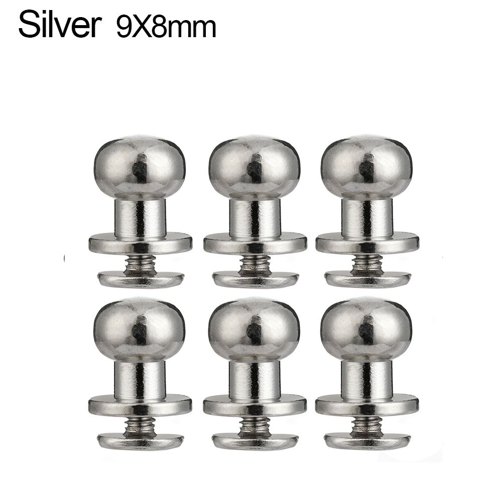 10pcs DIY Brass Nail Hat Bag Clothes/Bag/Shoes Monk Head Screws Garment Rivets Leather Craft