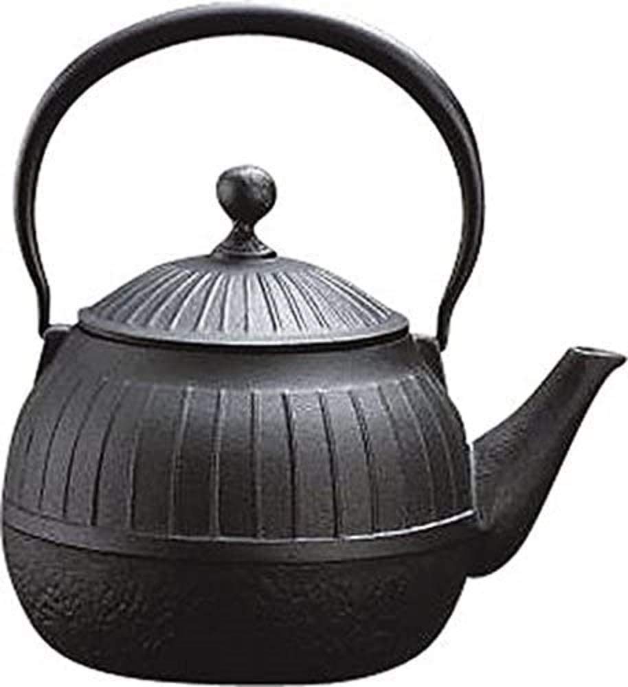 Ichikudo Oigen Iron Kettle Chigusa Made In Japan Black 1.15L H-154