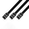 100Pcs CS Electrical Wire ties Zip Tie Double Flex Tie Band Cable Ties Fasten Loop