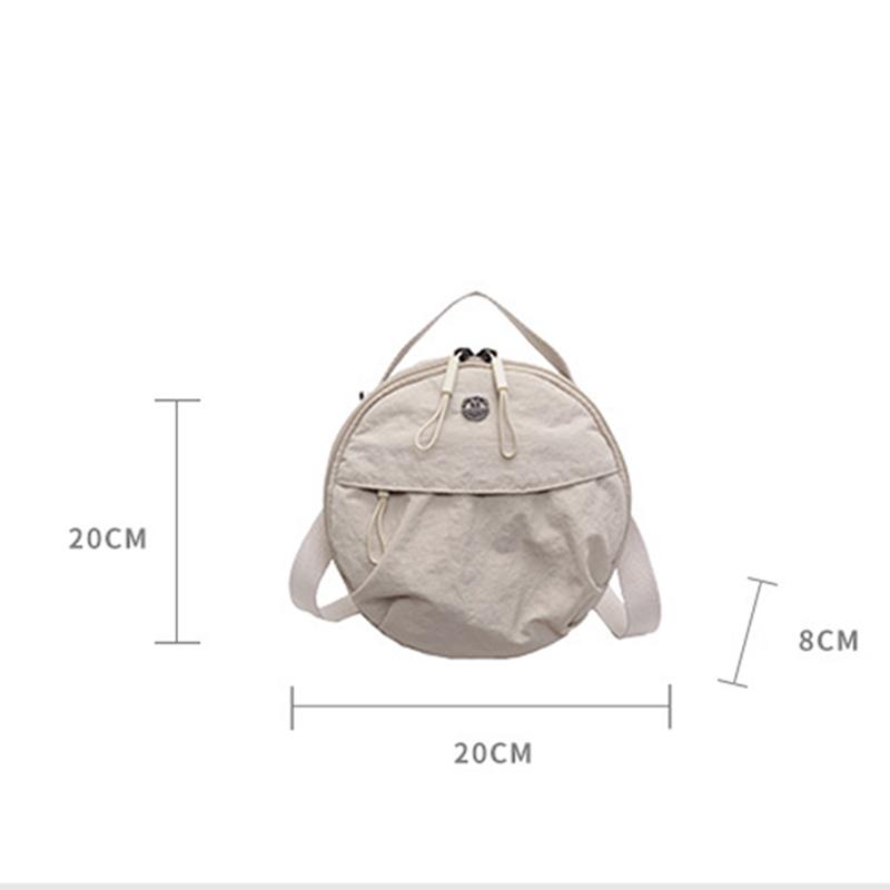 Женская повседневная нейлоновая сумка кроссбоди с регулируемым ремешком, винтажная однотонная маленькая сумка на плечо, подкладка из полиэстера для повседневного использования AVE