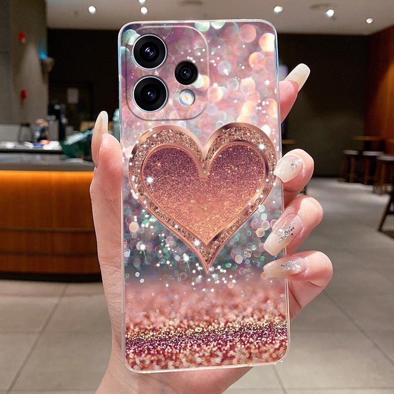 For OPPO Reno 15 5G Case CPH2825 Clear Fashion Butterfly Flower Soft TPU Silicone Jelly Back Cover For OPPO Reno15 5G Phone Case