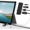 Док-станция для Surface Go 3, 4-в-1 Аксессуары для Microsoft Surface Go 3 с 4K HDMI + Концентратор портов USB 3.0 + Аудиоадаптер 3,5 мм, USB-адаптер для