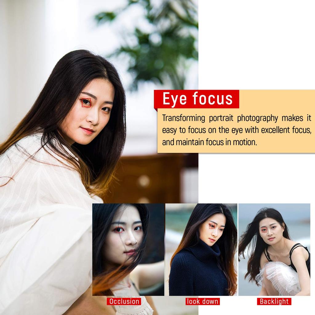 VILTROX AF 85mm F1.8 FE STM Prime Lens Eye AF Compatible for E-mount Full-Frame E-mount Interchangeable Lens F1.8 Large Aperture