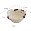 Ceramic Salad Bowl, Creative Hand Drawn Kitten Bowl, 330ml/11oz Cute Fruit Salad Bowl