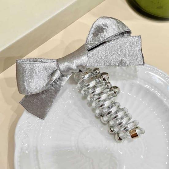 Резинка для волос Спираль Телефонный кабель Кольца для волос Без повреждений Дизайн Хвосты Пучки Косы Эластичные резинки для волос Аксессуары для волос