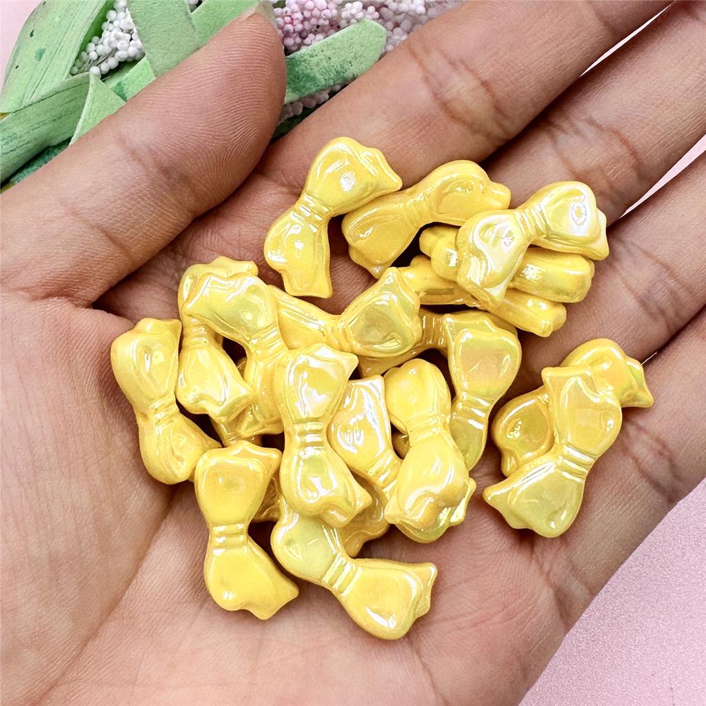 20 шт. 11,1*21,8 мм 9 цветов модные акриловые банты свободные бусины для браслетов ожерелья изготовление ювелирных изделий