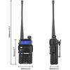 Talkie Walkie - GENERIC - UV5R - VHF UHF FM - 128 Canaux - Batterie Li-ION 1800mAh