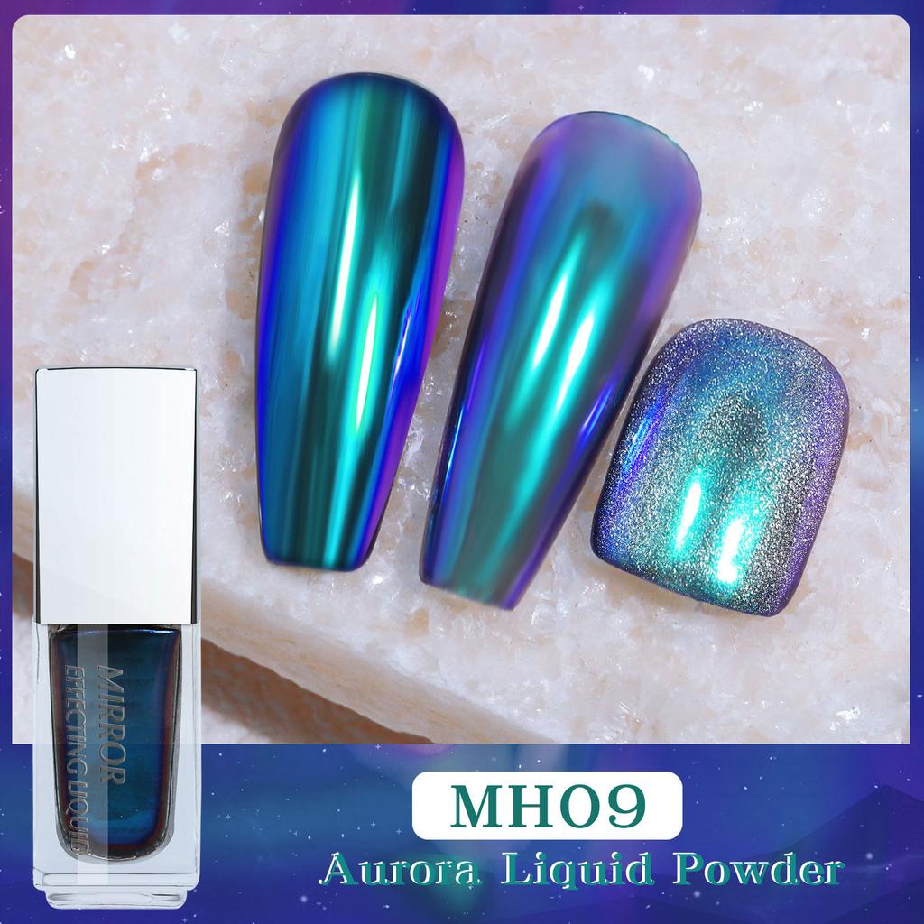 Жидкость для нейл-арта Magic Mirror Powder Moonlight Powder Non-Flying Powder Liquid Mirror Flour Fairy Powder Жидкость для нейл-арта Magic