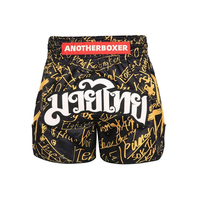 ANOTHERBOXER Muay Thai Shorts Boxing MMA Kickboxing Training Competition Unisex Professional Fight Pants