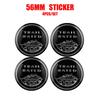 4Pcs 56mm 60mm Car Wheel Center Cap Sticker Hub Cover Decal For Jeep Wrangler Grand Cherokee Compass Renegade Gladiator AMQ1