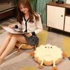 Bread Toast Cushion Cute Stuffed Chair Pad Seat Cushion with Anti-Slip Bottom for Office Chairs Kitchen Chairs Bedroom Floor Sitting