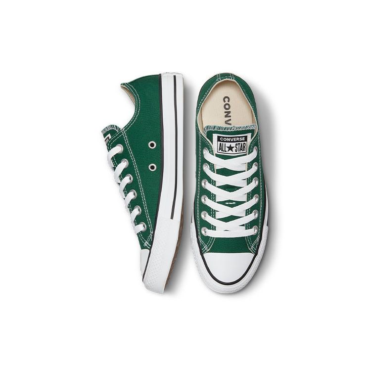 Converse Chuck Taylor All Star Шнуровка Удобные Дышащие Прочные Низкие парусиновые кеды Унисекс Зеленый A00789C