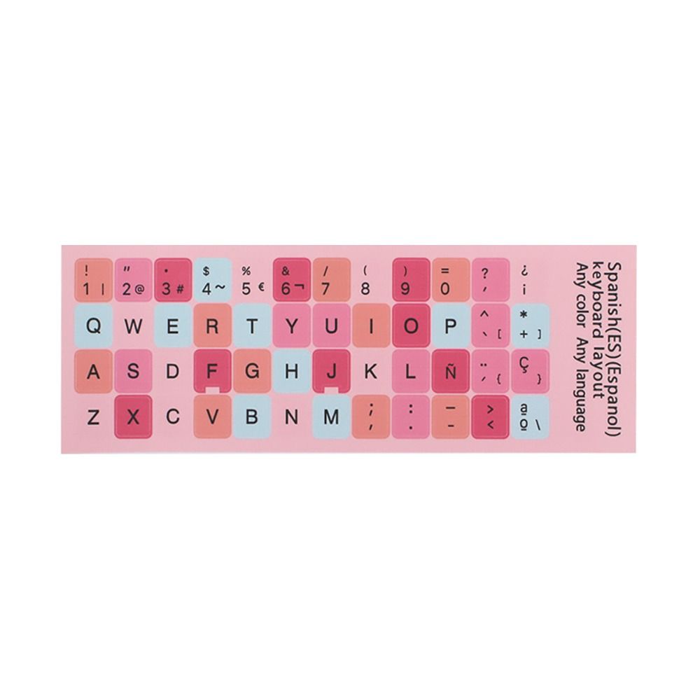 English Keyboard Sticker Russian Letter Laptop Keypad Film Replacement Keyboard Label  Desktop PC