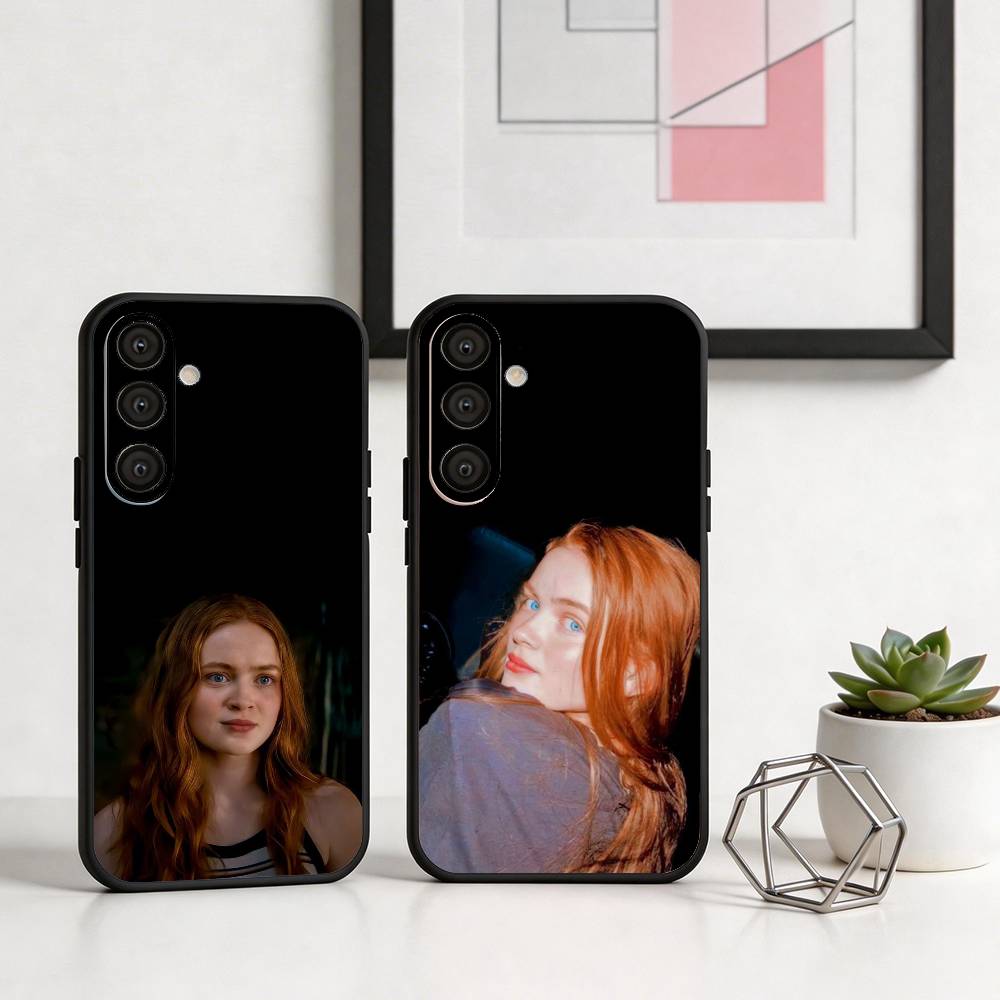 S-Sadie sink Phone Case For Samsung A73,A21s,A22,A31,A32,A52,A53,A71,A80,Soft Black Shell