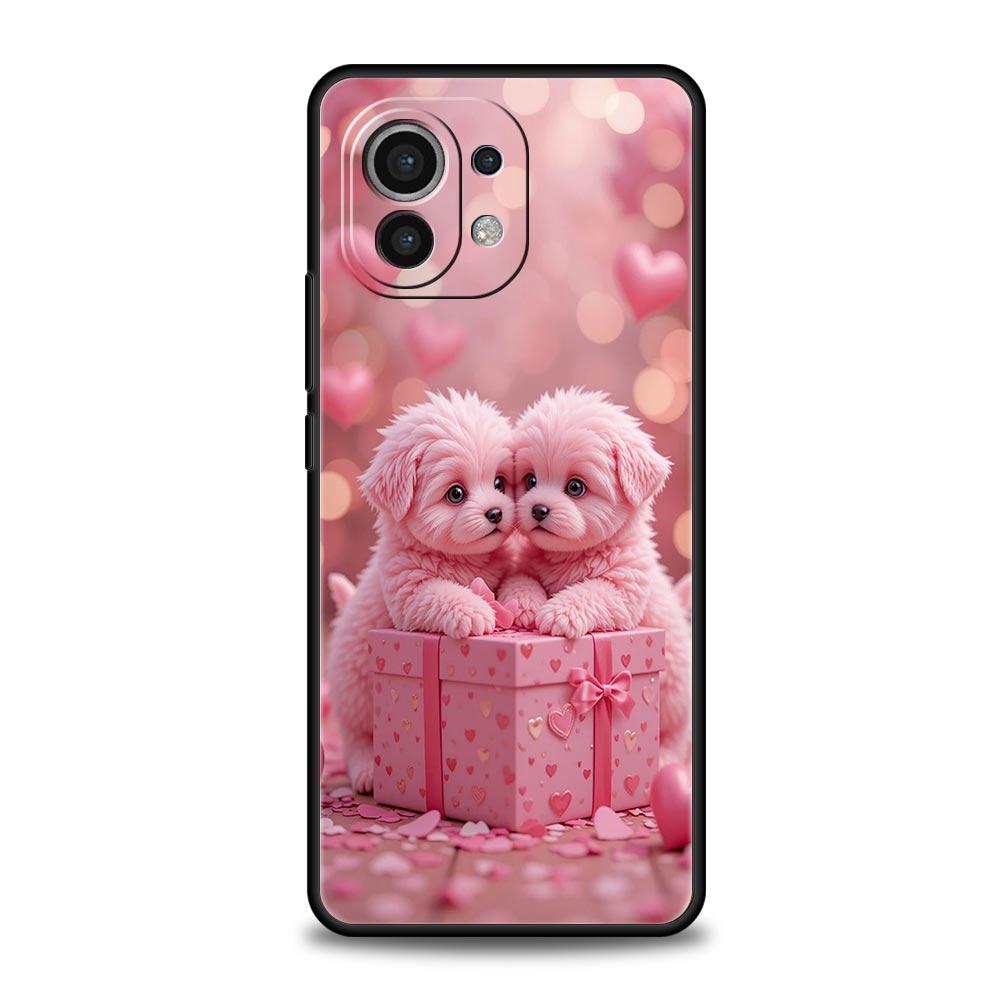Cute Little Dog Phone Case Cover for Xiaomi Mi 17 15 14 13 12 11 Ultra 15T 14T 13T 12T 11T Pro Lite 5G Soft TPU Shell Fundas Bag