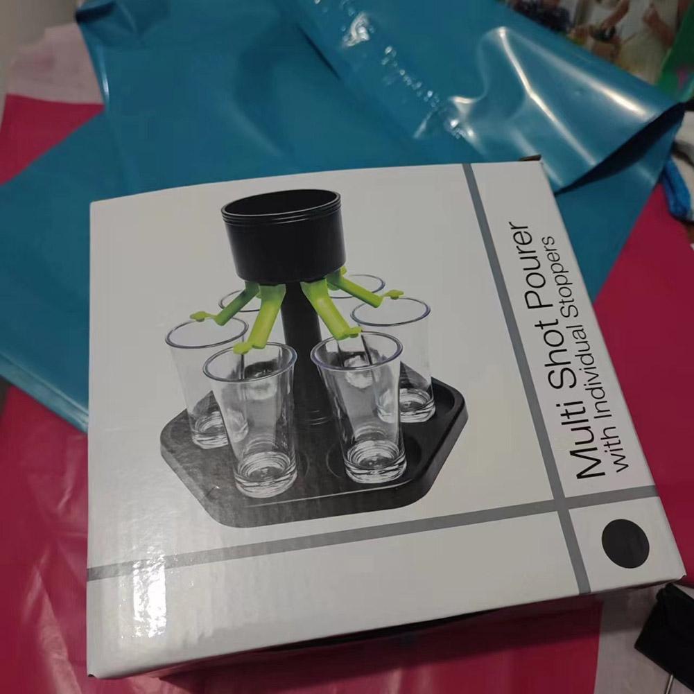 Диспенсер для воды и пива на 6 порций, многофункциональный диспенсер для вина, диспенсер для спиртных напитков, пивной диспенсер для празднования рождественских праздников