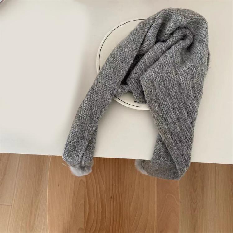 Теплый шарф с помпонами для домашнего офиса, украшение для рубашки, многофункциональный шарф-накидка для отдыха на природе, накидка на плечи