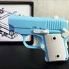 3D-печатная модель Gravity Straight Jump Mini Toy Gun Нестреляющий игрушечный нож Cub Redish Детская игрушка для снятия стресса Рождественский подарок