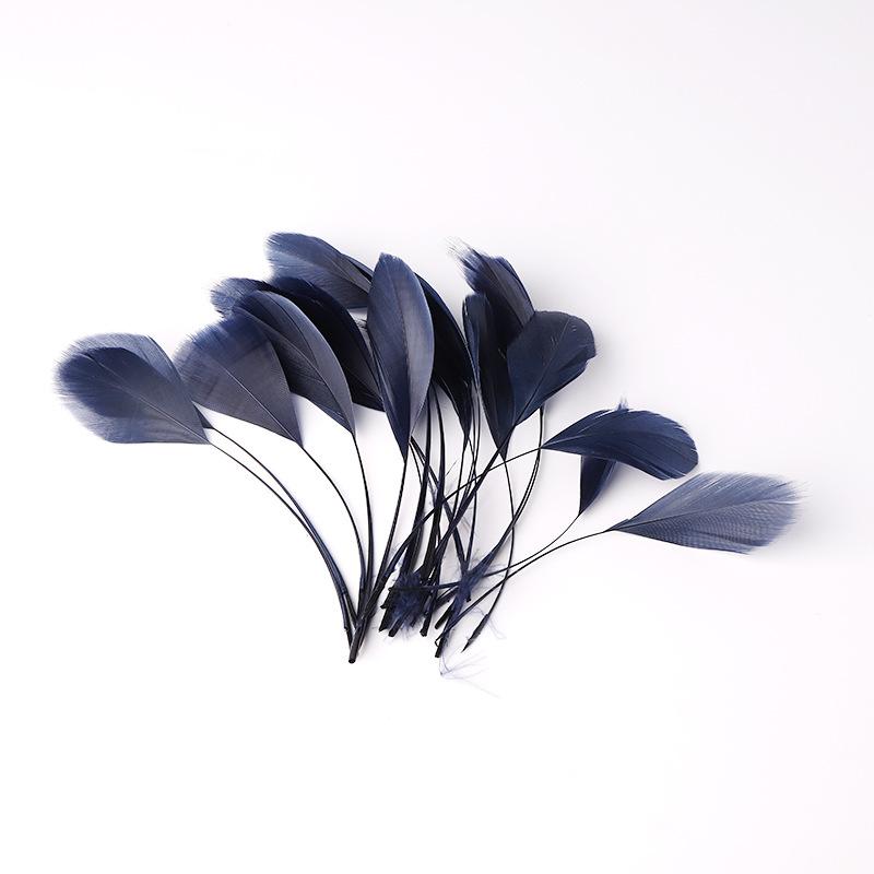 50Pcs22 Colors Optional Diy Handmade Feather Color Torn Large Floating Feather Goose Feather Jewelry Accessories Craft Decoration Materials