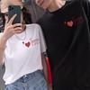 Нишевая специальная одежда для пары дизайн короткий рукав футболка лето высококачественная повседневная свободная мужская и женская короткая футболка