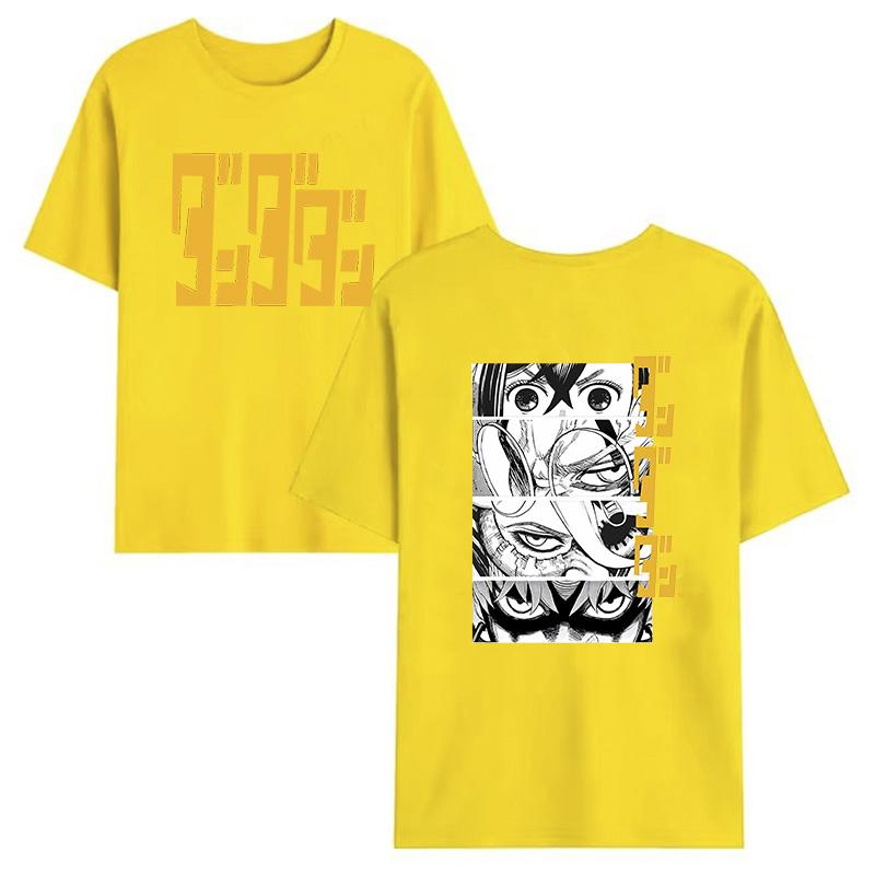 Dandadan Okarun хлопковая футболка унисекс женская дышащая классическая университетская футболка 2000-х годов корейская одежда эстетика хип-хоп