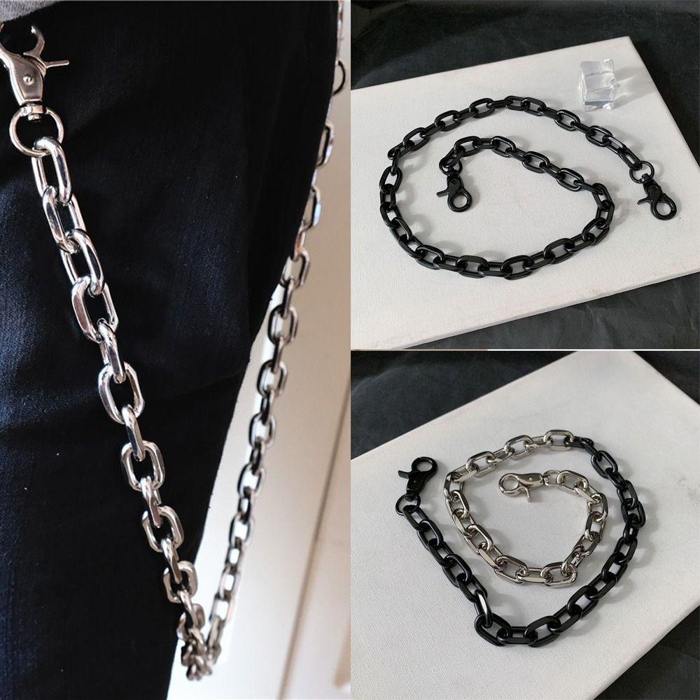 Y2K Punk Hip-hop Chain Gothic Metal Pant Chain Fashion Key Chains  For Women Man