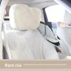 Подушка для поддержки шеи и поясницы Mercedes-Benz S-Class Maybach из замши