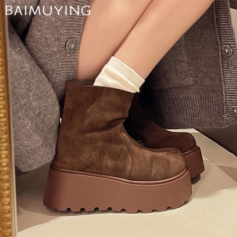 Леопардовая платформа женские зимние ботильоны замшевые туфли на высоком каблуке женские 2025 тренд зимние брендовые готические прогулочные мотоциклетные ботинки женские