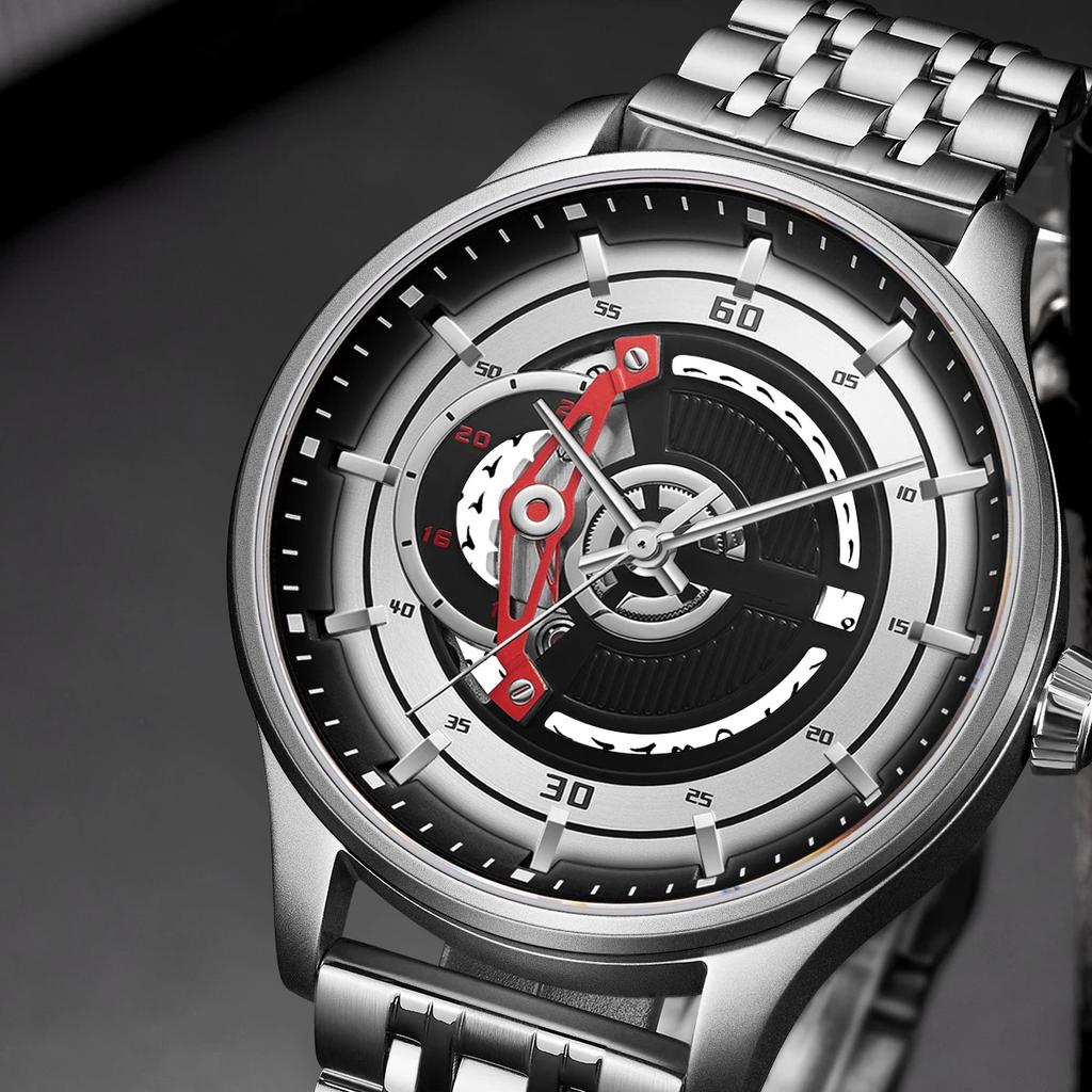 Black/White Date Week Wheel NH35 NH36 Movement Arabic Movement Dial Fits NH35 NH36 Automatic Movement Crown At 3.0 or 3.8 Oclock