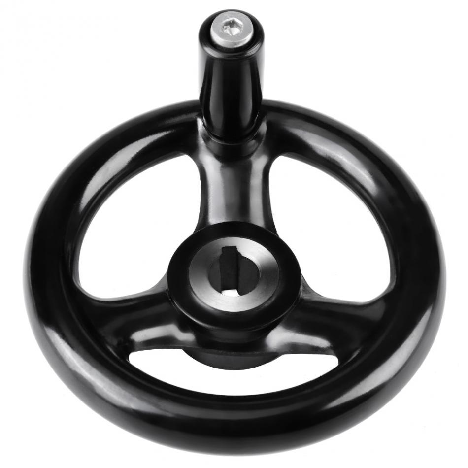 Lathe Handwheel Round CNC 3D Printer Spoke Hand Wheel Machine for Lathe Milling Machine 100/125/160/200/250mm handwheel
