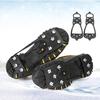 DYS 2Pcs Non-slip 8-tooth Crampons Silicone Shoes Cover Outdoor Travel Equipment