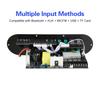 Плата усилителя Bluetooth 2.1-канальная D800, выходная мощность 50 Вт+50 Вт+100 Вт, с Bluetooth 5.0, AUX+MIC, FM+USB+TF-карта