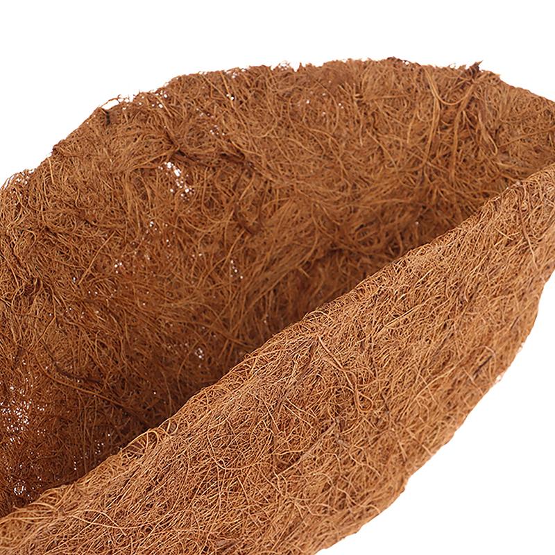 Flowerpot Iron Coco Coir Liner Hanging Diy Garden Hanging Planters Wall Baskets Half Round Plant Holder Case Home Decoration